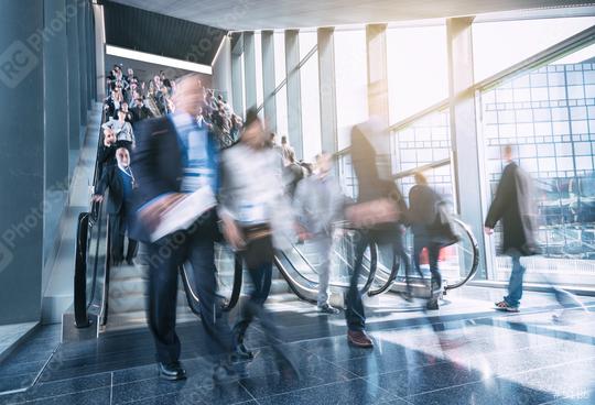 blurred business people at a trade show staircases  : Stock Photo or Stock Video Download rcfotostock photos, images and assets rcfotostock | RC Photo Stock.: