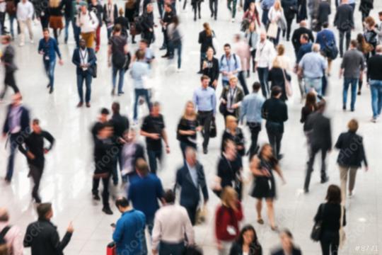 Blurred business people crowd at a trade fair  : Stock Photo or Stock Video Download rcfotostock photos, images and assets rcfotostock | RC Photo Stock.: