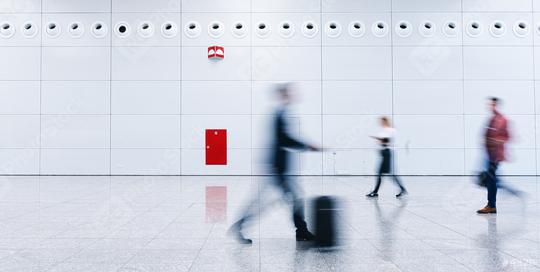 blurred business people in a modern corridor  : Stock Photo or Stock Video Download rcfotostock photos, images and assets rcfotostock | RC-Photo-Stock.: