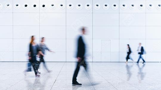 blurred business people in a modern corridor  : Stock Photo or Stock Video Download rcfotostock photos, images and assets rcfotostock | RC Photo Stock.: