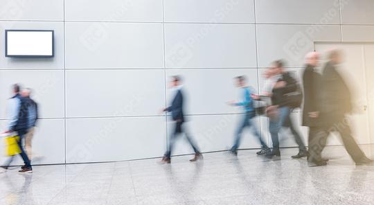 blurred business people walking   : Stock Photo or Stock Video Download rcfotostock photos, images and assets rcfotostock | RC Photo Stock.: