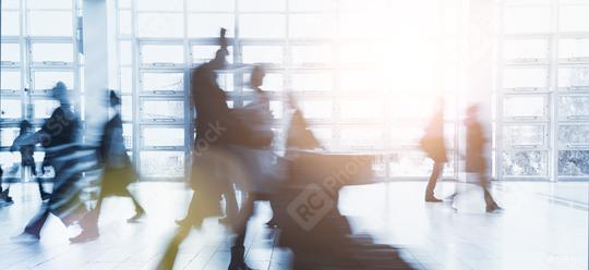 blurred business people walking in a modern environment  : Stock Photo or Stock Video Download rcfotostock photos, images and assets rcfotostock | RC Photo Stock.: