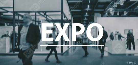 blurred Business people walking on a Expo - text Concept image  : Stock Photo or Stock Video Download rcfotostock photos, images and assets rcfotostock | RC Photo Stock.: