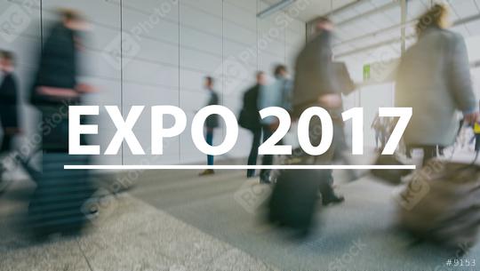 blurred Business people walking on a fair - text Concept image (Expo 2017)  : Stock Photo or Stock Video Download rcfotostock photos, images and assets rcfotostock | RC Photo Stock.: