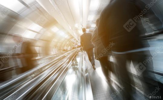 Blurred business traveler on a indoor walkway  : Stock Photo or Stock Video Download rcfotostock photos, images and assets rcfotostock | RC Photo Stock.: