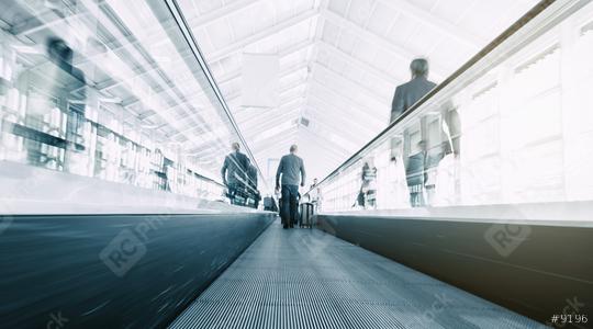 blurred commuters on a escalator  : Stock Photo or Stock Video Download rcfotostock photos, images and assets rcfotostock | RC Photo Stock.: