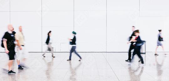 blurred commuters walking at a airport  : Stock Photo or Stock Video Download rcfotostock photos, images and assets rcfotostock | RC Photo Stock.: