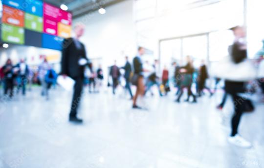 Blurred people at a trade fair  : Stock Photo or Stock Video Download rcfotostock photos, images and assets rcfotostock | RC Photo Stock.: