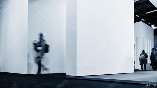 blurred people at a trade fair booth, including copy space  : Stock Photo or Stock Video Download rcfotostock photos, images and assets rcfotostock | RC Photo Stock.: