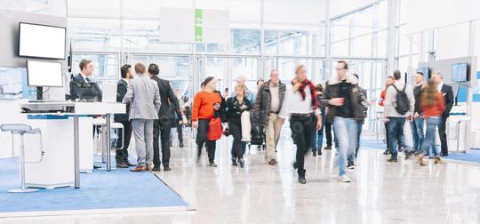 blurred people at a trade fair hall  : Stock Photo or Stock Video Download rcfotostock photos, images and assets rcfotostock | RC Photo Stock.: