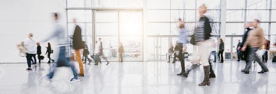 blurred people commuting traveling walking in a modern hall  : Stock Photo or Stock Video Download rcfotostock photos, images and assets rcfotostock | RC Photo Stock.: