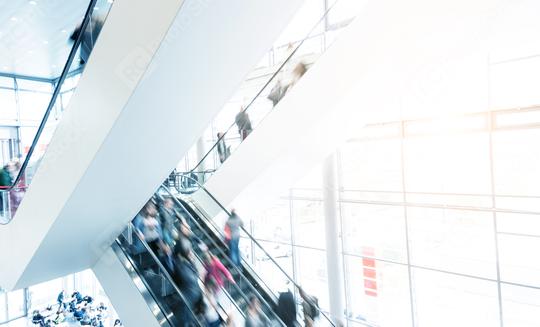 Blurred people crowd at a escalator  : Stock Photo or Stock Video Download rcfotostock photos, images and assets rcfotostock | RC Photo Stock.: