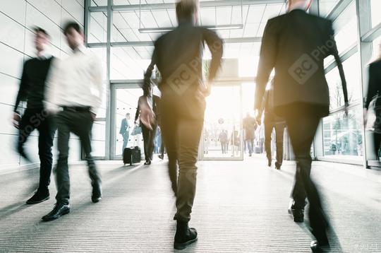 Blurred people in business center entrance   : Stock Photo or Stock Video Download rcfotostock photos, images and assets rcfotostock | RC Photo Stock.: