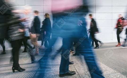 Blurred people rushing in a corridor  : Stock Photo or Stock Video Download rcfotostock photos, images and assets rcfotostock | RC Photo Stock.: