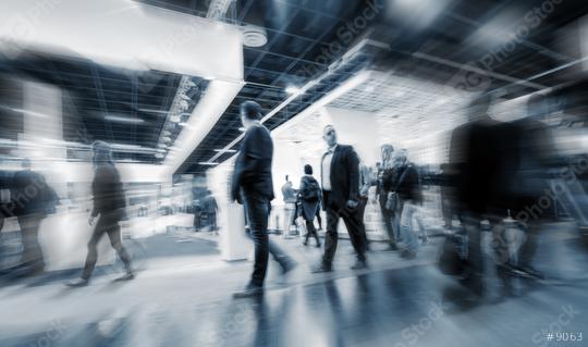 blurred people walking at a Trade Fair hall  : Stock Photo or Stock Video Download rcfotostock photos, images and assets rcfotostock | RC Photo Stock.: