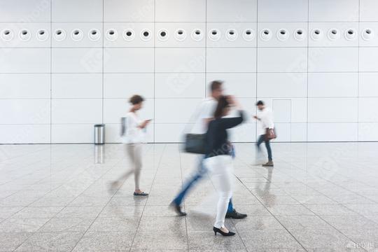 Blurred people walking at corridor in hall  : Stock Photo or Stock Video Download rcfotostock photos, images and assets rcfotostock | RC Photo Stock.: