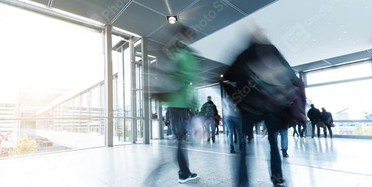 Blurred people walking in a corridor  : Stock Photo or Stock Video Download rcfotostock photos, images and assets rcfotostock | RC Photo Stock.: