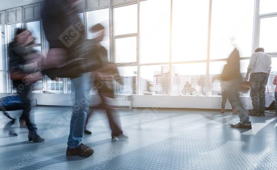 blurred people walking in a modern hall  : Stock Photo or Stock Video Download rcfotostock photos, images and assets rcfotostock | RC Photo Stock.: