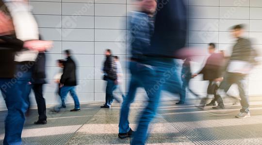 blurred people walking in a modern hall  : Stock Photo or Stock Video Download rcfotostock photos, images and assets rcfotostock | RC-Photo-Stock.: