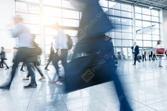 Blurred trade fair visitors  : Stock Photo or Stock Video Download rcfotostock photos, images and assets rcfotostock | RC Photo Stock.: