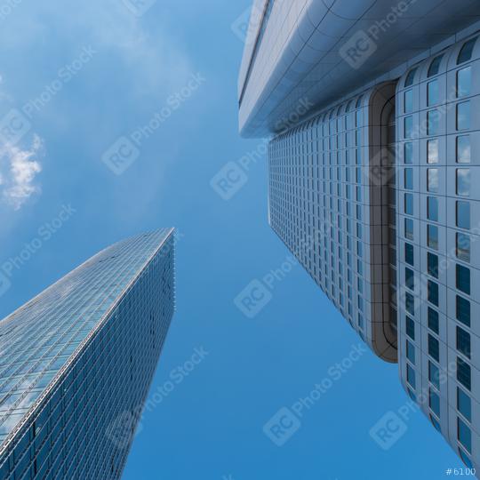 Bottom view of  skyscrapers raising to the sky  : Stock Photo or Stock Video Download rcfotostock photos, images and assets rcfotostock | RC Photo Stock.: