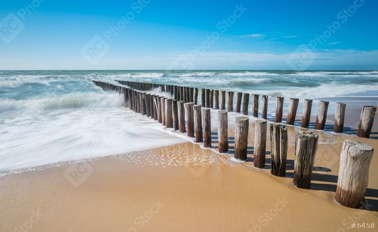 breakwater on a sandy beach in Zeeland, The Netherlands  : Stock Photo or Stock Video Download rcfotostock photos, images and assets rcfotostock | RC Photo Stock.: