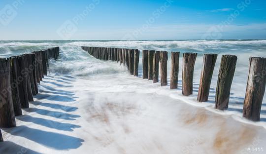 breakwaters on the beach at the north sea in Domburg, Zeeland, Holland  : Stock Photo or Stock Video Download rcfotostock photos, images and assets rcfotostock | RC Photo Stock.:
