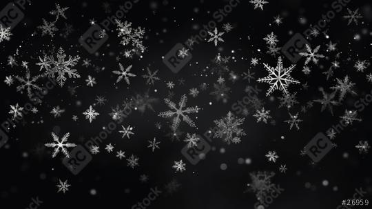 Bright snowflakes falling on a gradient black background
  : Stock Photo or Stock Video Download rcfotostock photos, images and assets rcfotostock | RC Photo Stock.: