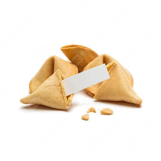 brocken fortune cookie with a massage note   : Stock Photo or Stock Video Download rcfotostock photos, images and assets rcfotostock | RC Photo Stock.: