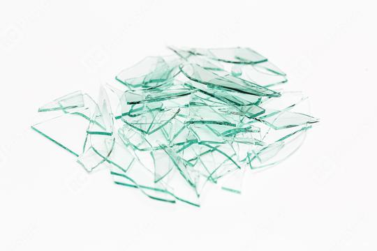 Broken window glas heap on white gray background  : Stock Photo or Stock Video Download rcfotostock photos, images and assets rcfotostock | RC Photo Stock.:
