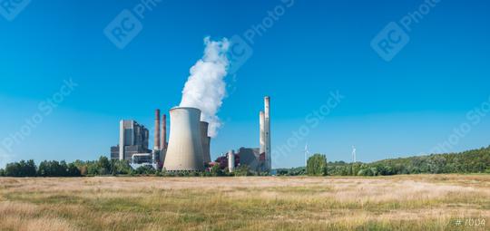 Brown coal power station at summer in weisweiler, germany  : Stock Photo or Stock Video Download rcfotostock photos, images and assets rcfotostock | RC Photo Stock.:
