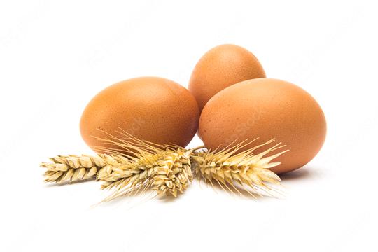 brown eggs with wheat ears  : Stock Photo or Stock Video Download rcfotostock photos, images and assets rcfotostock | RC Photo Stock.: