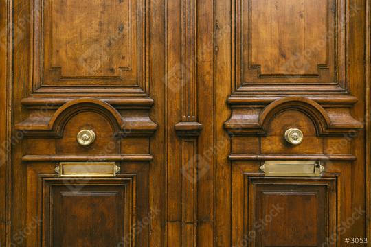 brown old door with letter box  : Stock Photo or Stock Video Download rcfotostock photos, images and assets rcfotostock | RC Photo Stock.: