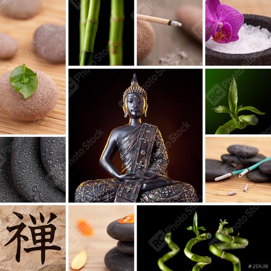 Buddha Zen Asia Collage  : Stock Photo or Stock Video Download rcfotostock photos, images and assets rcfotostock | RC Photo Stock.: