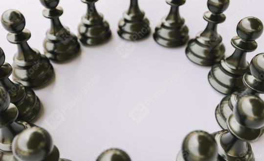 bullying concept, red pawn of chess, standing out from the crowd of blacks  : Stock Photo or Stock Video Download rcfotostock photos, images and assets rcfotostock | RC Photo Stock.: