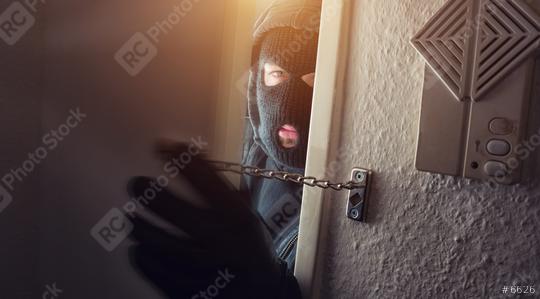 Burglar in mask at night  : Stock Photo or Stock Video Download rcfotostock photos, images and assets rcfotostock | RC Photo Stock.: