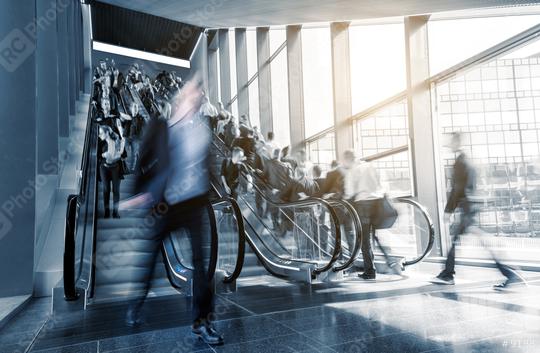 business center staircase with people in rush  : Stock Photo or Stock Video Download rcfotostock photos, images and assets rcfotostock | RC Photo Stock.: