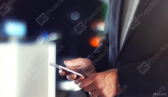 Business Man Using Mobile Phone In Office Buy At Rcfotostock This Photo And Find More Royalty Free Stock Photos From Rclassenlayouts Or Rclassen Stockfotos Kaufen Images Illustrations And Vector Graphics Rc Photo Stock