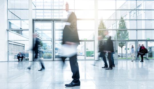 business people activity standing and walking at the trade fair motion blurred  : Stock Photo or Stock Video Download rcfotostock photos, images and assets rcfotostock | RC Photo Stock.: