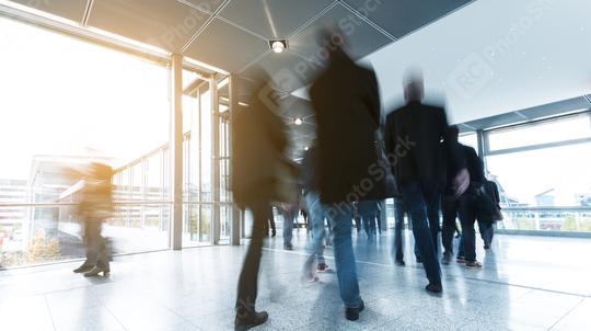 Business People rushing to a traid fair  : Stock Photo or Stock Video Download rcfotostock photos, images and assets rcfotostock | RC-Photo-Stock.: