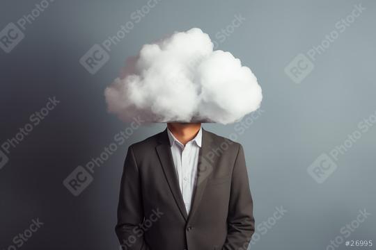 Businessman with a cloud for a head, concept of stress
  : Stock Photo or Stock Video Download rcfotostock photos, images and assets rcfotostock | RC Photo Stock.: