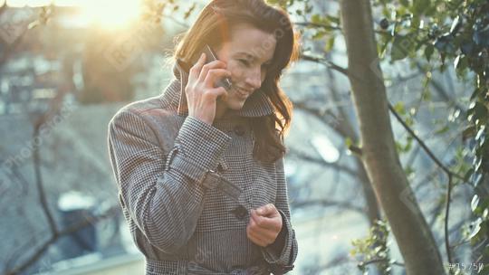 Businesswoman use her mobile phone  : Stock Photo or Stock Video Download rcfotostock photos, images and assets rcfotostock | RC Photo Stock.: