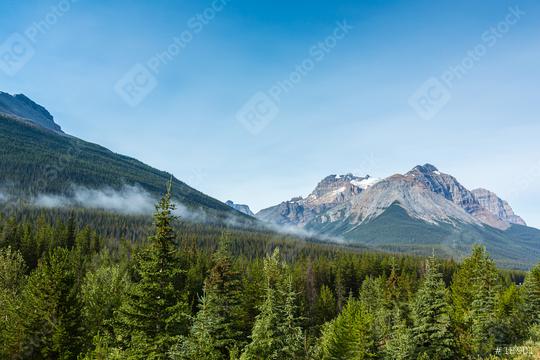 Canadian Rocky Mountains in the morning at jasper canada  : Stock Photo or Stock Video Download rcfotostock photos, images and assets rcfotostock | RC Photo Stock.: