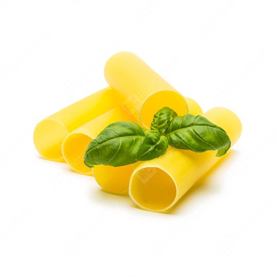 cannelloni noodle tubes with basil  : Stock Photo or Stock Video Download rcfotostock photos, images and assets rcfotostock | RC Photo Stock.: