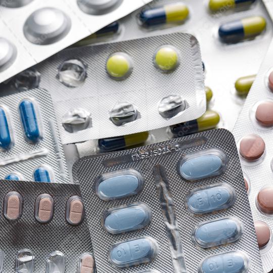 capsule Tablets heap doctor pills flu in Blister packagings antibiotic pharmacy medicine medical  : Stock Photo or Stock Video Download rcfotostock photos, images and assets rcfotostock | RC Photo Stock.: