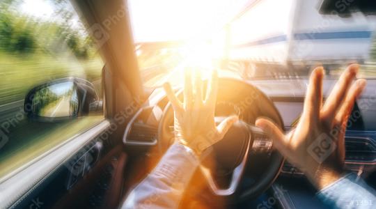 Car accident on a highway - POV - first person view shot from car interior  : Stock Photo or Stock Video Download rcfotostock photos, images and assets rcfotostock | RC Photo Stock.: