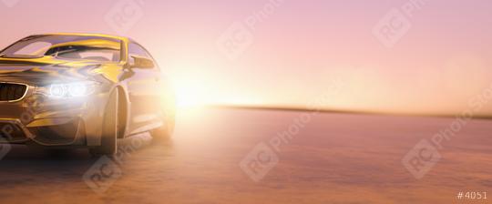 car is parked on the street at sunset, with copyspace for your individual text.  : Stock Photo or Stock Video Download rcfotostock photos, images and assets rcfotostock | RC Photo Stock.: