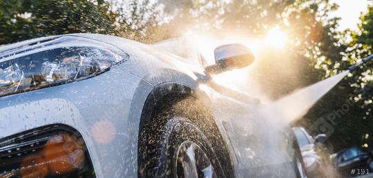 Car washing. Cleaning Car Using High Pressure Water.   : Stock Photo or Stock Video Download rcfotostock photos, images and assets rcfotostock | RC Photo Stock.: