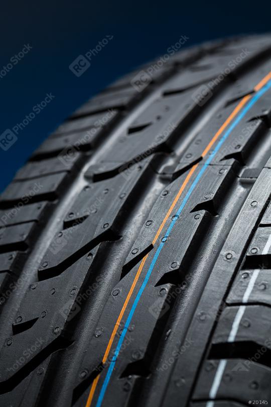 Cartire Close-up on blue black background  : Stock Photo or Stock Video Download rcfotostock photos, images and assets rcfotostock | RC Photo Stock.:
