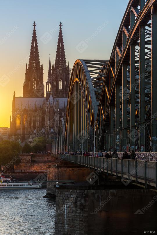 Cathedral of cologne at sunset  : Stock Photo or Stock Video Download rcfotostock photos, images and assets rcfotostock | RC Photo Stock.: